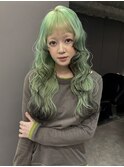 着物ヘア/大人ガーリー/ダークアッシュ/似合わせカット