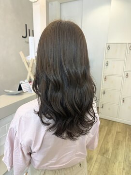 ジュエ ヘアー デザイン(Jue hair design) 夏透明感カラー/オリーブグレージュ/ロング/20代/30代/知立/刈谷