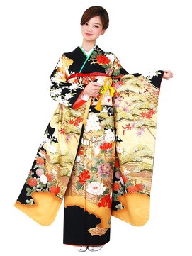 ゲッカビジン(GEKKABIJIN) レンタル振袖FS-47 54000円《東京着物レンタル/六本木月下美人》