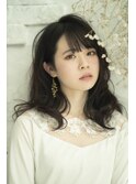 大人可愛いふわくしゅセミロング