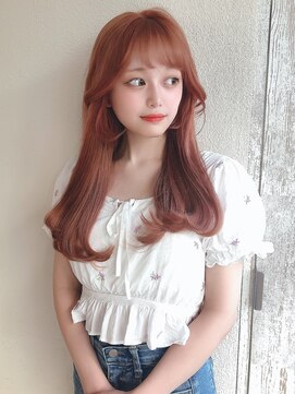 アフロート ディル(AFLOAT D'L) みきな憧れの韓国アイドル風ピンクカラーが人気ヨシンモリ前髪