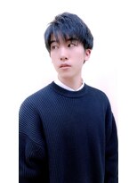アンジュ 佐賀みやき店(Ange) ショートマッシュ　ブルーブラック