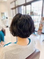 クール ヘアー ギャラリー 神明町店(COOL Hair gallery) ひし形ショート×ゆるウェーブパーマ