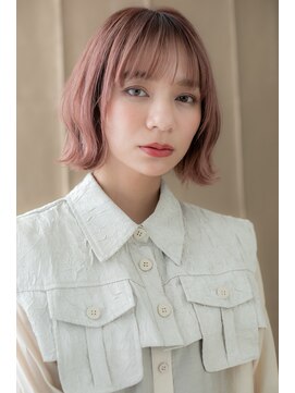 カバーヘア イヴ 戸頭店(COVER HAIR EVE) プレミアムケアカラーハイライト外ハネボブZ戸頭10代20代30代