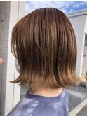 外ハネボブ〔八戸美容室・田向美容室〕