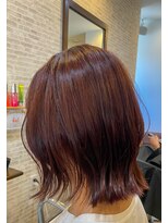 ハジー(Hajy)&nbsp;くびれボブ×ブラウンベージュ