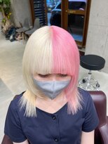 コル(col.)&nbsp;ホワイトカラー　ピンク　カラー　ハイトーン　ブロンド