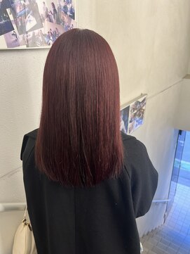 ファーレンピュア(FAHREN PURE) レッド ／ブラウン／髪質改善／韓国カラー／ブリーチなし／和光