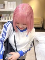 ベレーザ 渋谷(BELEZA)&nbsp;7500ニュアンスカラーカシスレッド艶髪韓国タンバルモリボブ