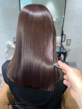 ジル アンク(Jill ankh) 《Jillankh 姫路駅前》縮毛矯正　艶髪　ブラウンカラー