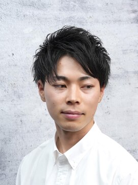 エース 中野(Ace) 爽やかツーブロックアップバング<理容室><MEN'S/中野/バーバー>