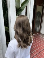 アン(Hair make un)&nbsp;【ダブルカラー】ミルクティーベージュ♪