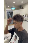 ダブルカラーミルクティーブラウン