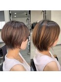 小顔ショート　30代40代50代　大阪ショート