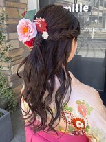ミル(1001 mille)&nbsp;成人式アレンジ/卒業式アレンジ/卒業式ヘアセット/