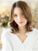 かきあげバングくびれひし形レイヤーカットa北浦和20代30代40代