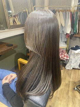 エムエーヘアースタジオ(M/A hair studio.) バッサリカット◎艶髪グレージュ
