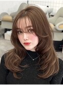 韓国ヘア/韓国スタイル/縮毛矯正/髪質改善/レイヤーカット