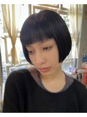 【チクロ】黒髪　ミニボブ　ショートボブ