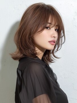 アルトリスト(Altruist Aging×HAIR&SPA) ★ダークアッシュ大人ガーリーボブ着物ミディアムレイヤーカット