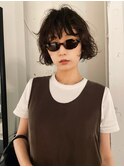 天神　ボブ　レイヤーカット　ボブパーマ