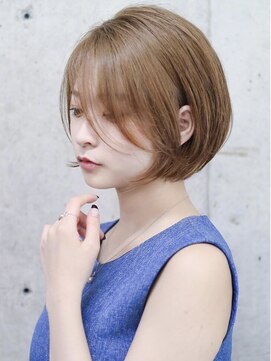 ルアン 上通り(ruen) 丸さが可愛い♪丸みショートボブ　ruen 熊本　田口紗羅