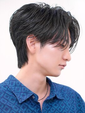 リップスヘアー 銀座(LIPPS hair) 緩め毛流れセンターパート