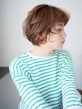 ロンド ボーイ 表参道(Lond BOY) 暗めカラー/姫カットレイヤー/マロンベージュ/くすみベージュ