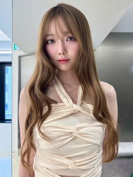 サンドレオ 新宿店(sand Leo) オリーブグレー/ブリーチなし/マロンベージュ/黒髪/小顔/新宿