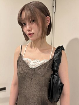 ペレ アネックス 大阪梅田茶屋町店(PELE ANNEX) 黒髪/クラゲヘアー/オリーブグレー/小顔/ココアベージュ/梅田