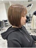 切りっぱなしボブ/20代30代40代