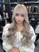 ラピス 名古屋本店(Lapis) 【ホワイトベージュ】エクステ50cm