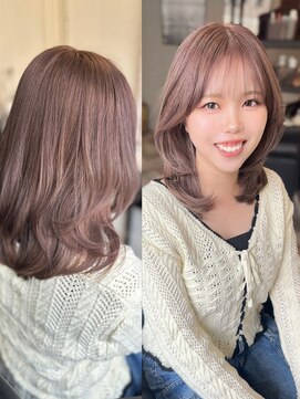 ルアナ 名古屋店(Luana) ブリーチでつくるミディアムミルクティー＊名古屋＊亀島＊植田