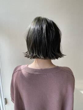 ルクス パークアベニュー(Lx park avenue) 透明感カラー×切りっぱなしボブ