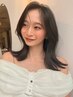 【指名/女性限定】みゆ専用 似合わせカット+高濃度水素カラー+水素TR ¥14300