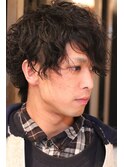 【Oui!】　Men's Style セミウェット×エッジパーマ