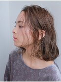[Ravo]根元からゆるめパーマ×ミディアムスタイル