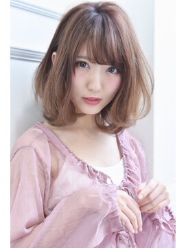 オウル(Owll) 【DISHEL】☆ベリーピンクXラフボブ☆