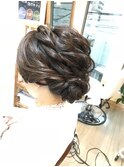 ふわもこ結婚式アップアレンジ【ヘアアレンジ　立川/国分寺/袴】
