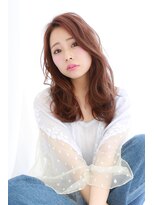 ココペリヘアー&nbsp;【韓国ヘア】ヨシンモリ×ひし形シルエットモーブピンクウェーブ