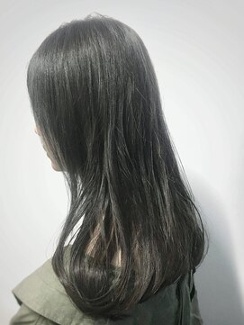 コピーヌ 高田馬場店(Copine) 正統派スタイル☆毛先ワンカールロング×グレージュ☆