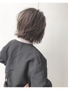 トリート 南行徳本店(TREAT) ボブウルフ×デザインカラー