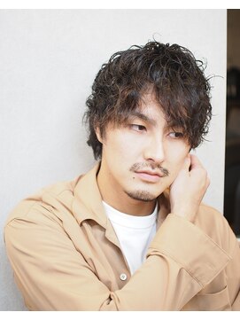 メンズ レオ 南森町店(men's LEO) ショートウルフ×スパイラルパーマ