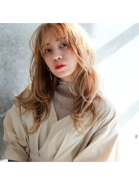 アニータバイガネイシャ(Aujua anita by ganesha) #ロイヤルラテ#ゆるふわセミディ#髪質改善#長浜#ブリーチ