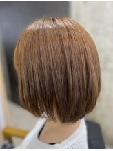 ヘアヴェローチェ(hair-veloce) 弱酸性縮毛矯正fab+ナチュラルボブ