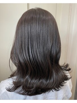 ルー(loup) グレージュ/ラベンダーグレージュ/髪質改善/韓国/カラー/天神