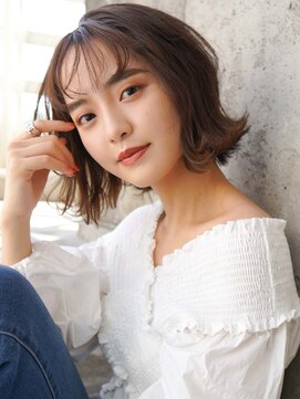 オーバーヘアー 姫路店(over hair) 【La fith】くびれミディ×シースルーバング