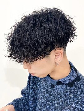 ウェイビーエフティフィフス 横浜西口(WAVEY ft.fifth) ツイストスパイラルパーマ無造作マッシュプードルパーマ刈り上げ