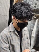 ローウェ バイ フィフス 立川メンズサロン(Louwe by fifth)&nbsp;メンズマッシュパーマニュアンスパーマスパイラルパーマ刈り上げ