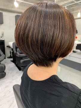 エンディアリング 東銀座(Endearing) 大人可愛いショートカットボブヘア30代40代50代東銀座